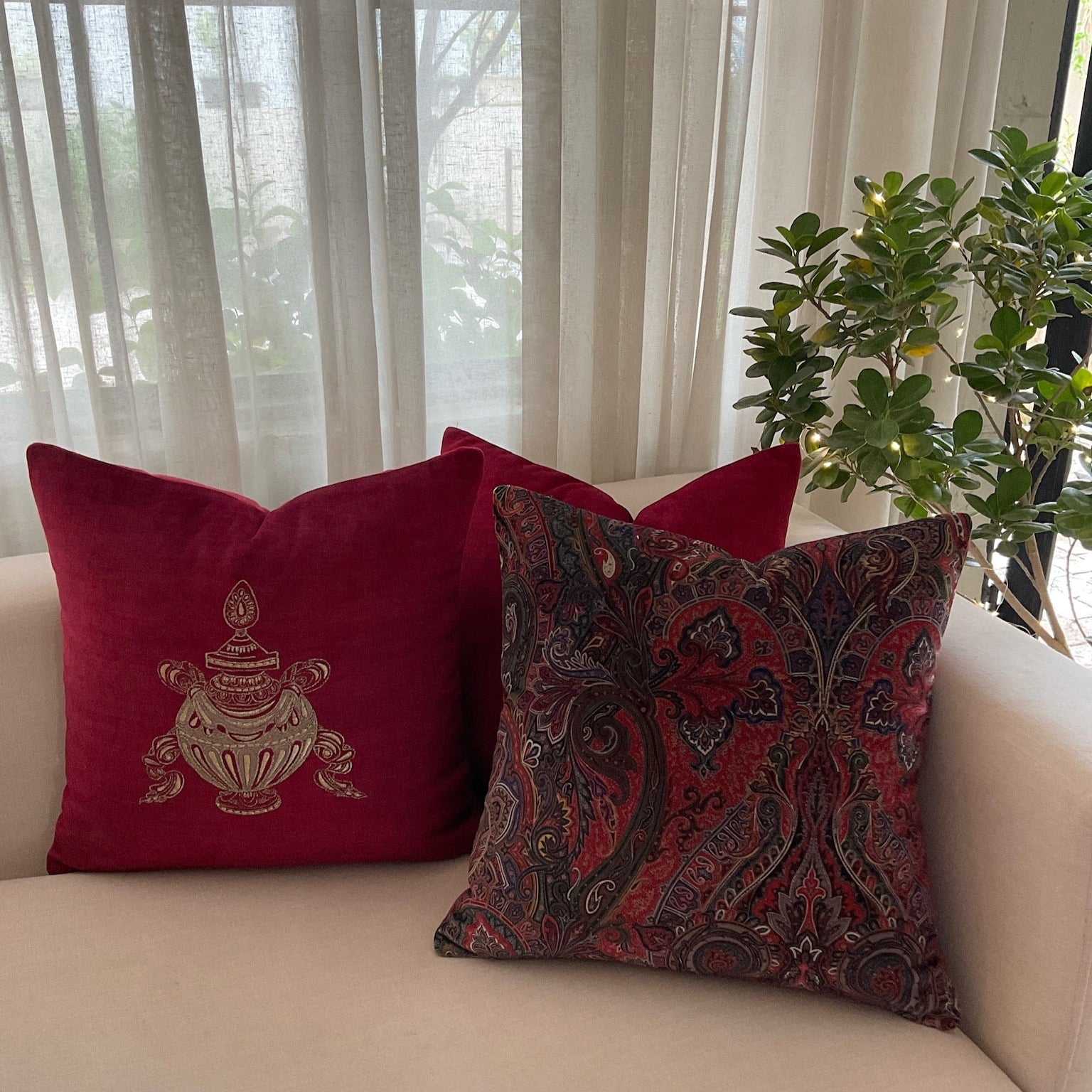 Kalasha in Scarlet: The Buddhist Symbol of Enlightenment