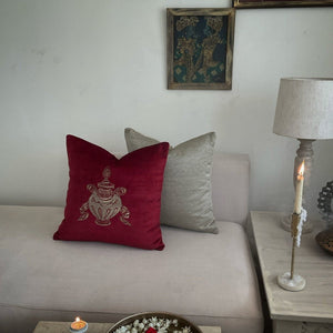 Kalasha in Scarlet: The Buddhist Symbol of Enlightenment - Studio Covers