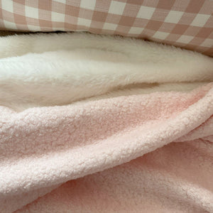 Softrose Blush Boucle Throw - Studio Covers