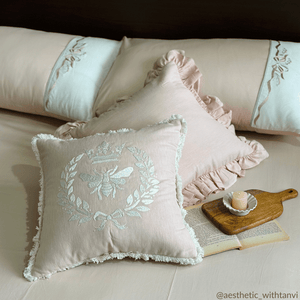 Sweetpea - 300 TC Cotton Sateen Blush Bedsheet - Avalable in Queen, King, and Super King Size - Studio Covers