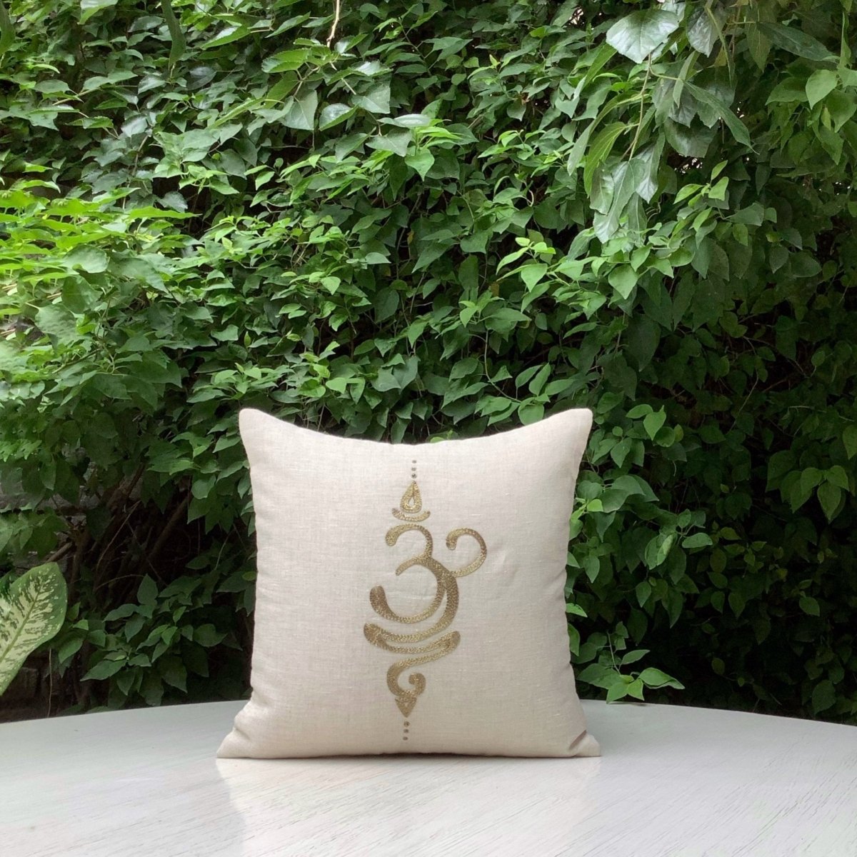 Aum Cushion Cover | Sacred Spaces by Studio Covers