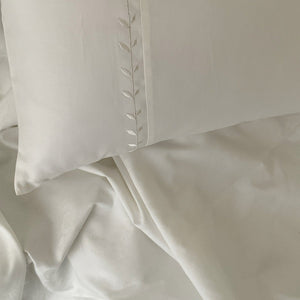 Pair of Embroidered Aphrodite Pillowslips - Studio Covers