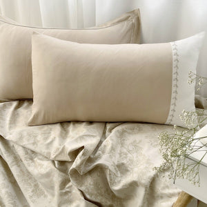 Pair of Embroidered Hera Pillowslips - Studio Covers