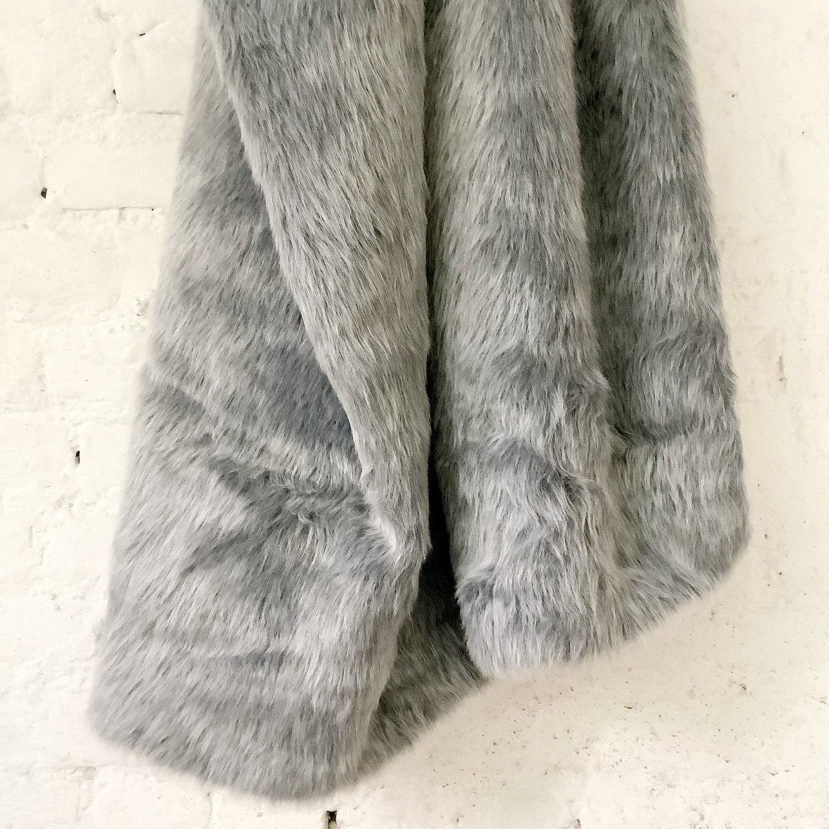 Silver Fox Grey Artisanal Throw - Studio Covers