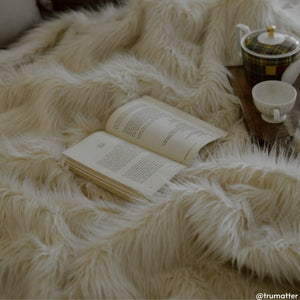 Sunkissed - Faux Fur Luxe Throw Blanket - Studio Covers