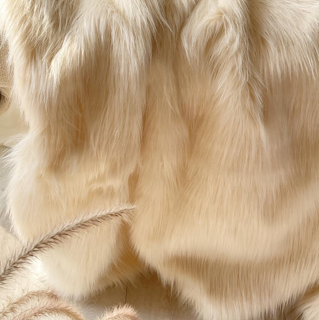 Sunkissed - Faux Fur Luxe Throw Blanket - Studio Covers