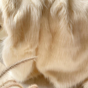 Sunkissed - Faux Fur Luxe Throw Blanket - Studio Covers
