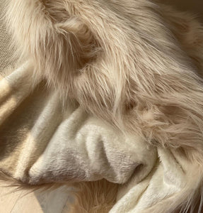 Sunkissed - Faux Fur Luxe Throw Blanket - Studio Covers